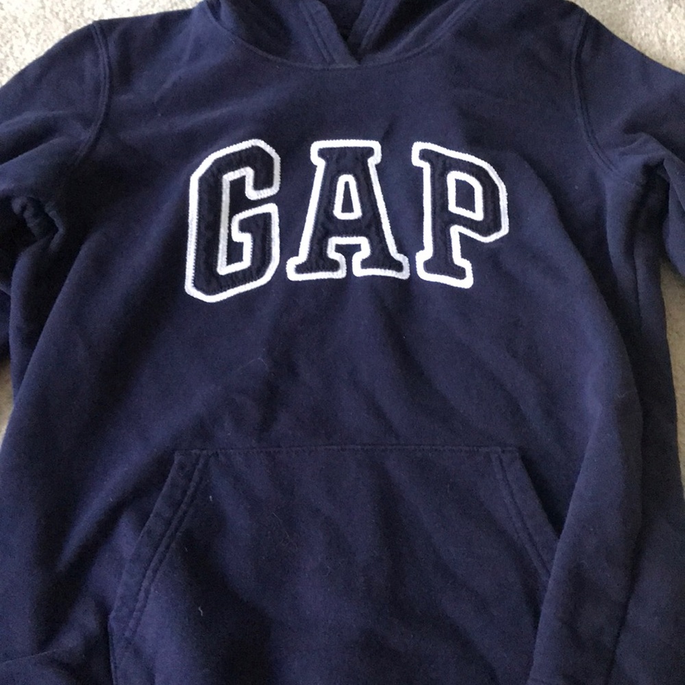 Navy blue gap hoodie